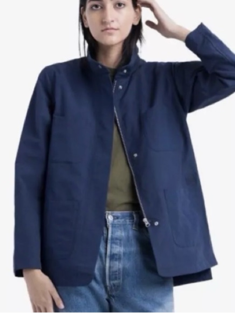 Herschel Supply Co. Field Jacket Peacoat Rain Womens Rainwear Navy NEW w/ Tags